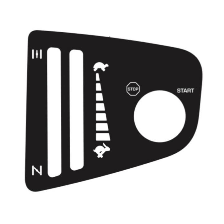 Commandes de décalcomanie pour starter dans le groupe Pièces De Rechange / Pièces détachées Rider / Pièces détachées Husqvarna Rider 420 TSX AWD chez GPLSHOP (5947375-01)
