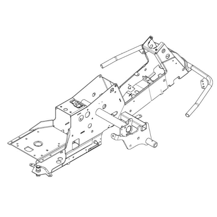 Châssis 2RM Gris dans le groupe Pièces De Rechange / Pièces détachées Rider / Pièces détachées Husqvarna Rider 316T chez GPLSHOP (5949214-02)