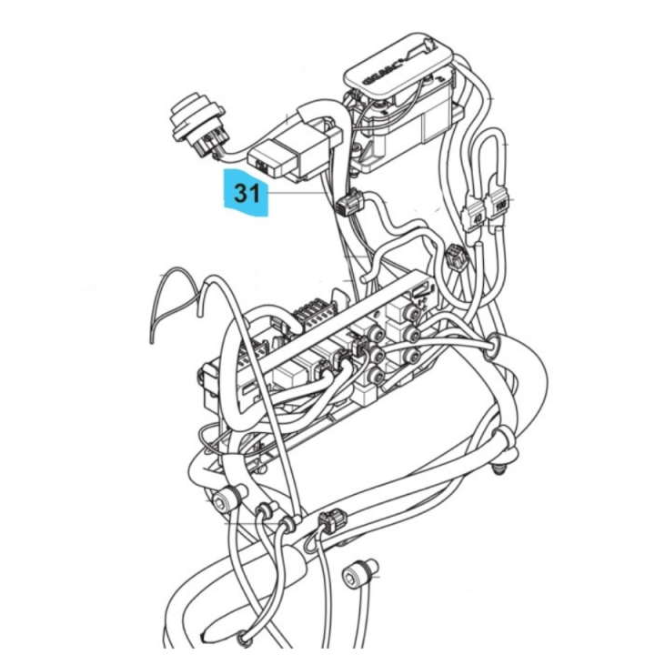 Ensemble de câblage pour alimentation W122 dans le groupe  chez GPLSHOP (5960280-03)