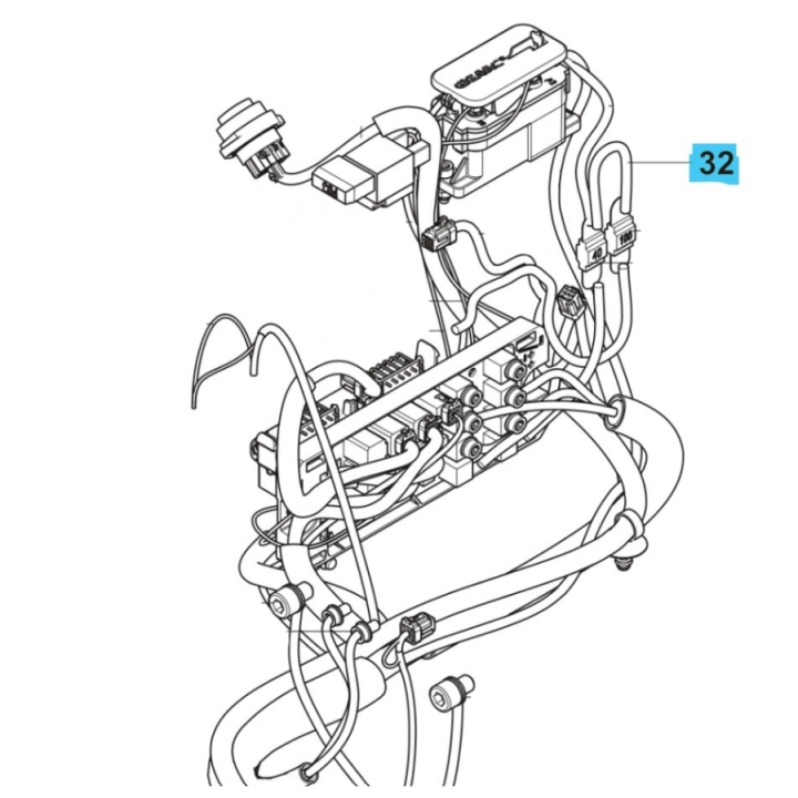 Ensemble de câblage pour alimentation W122 dans le groupe  chez GPLSHOP (5960280-04)
