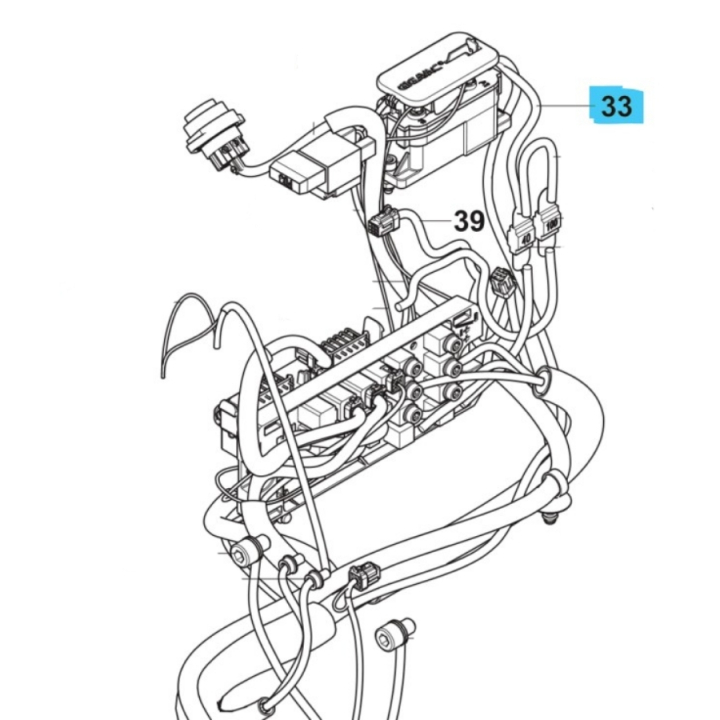 Ensemble de câblage pour alimentation W122 dans le groupe  chez GPLSHOP (5960280-05)