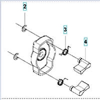 Démarreur 5963304-01 dans le groupe Pièces De Rechange / Pièces détachées Débroussailleuses / Pièces détachées Husqvarna 525RX/T chez GPLSHOP (5963304-01)