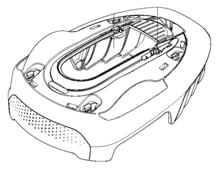 Carrosse Assy dans le groupe Pièces De Rechange Robots Tondeuse / Pièces détachées Gardena Sileno City / Gardena Sileno City - 2021 chez GPLSHOP (596350102)