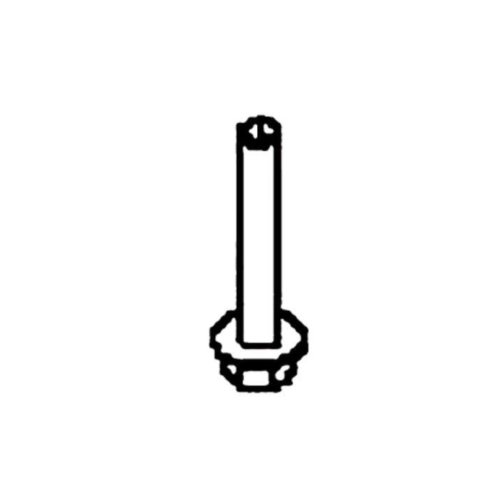 Boulon à tête hexagonale extérieure à bride 3/8-16 UNC x 2,25 po, grade 5 zpb dans le groupe Pièces De Rechange / Pièces détachées Tracteurs tondeuses / ➤Modèles TS / Pièces détachées Husqvarna TS 254 G chez GPLSHOP (5964383-01)