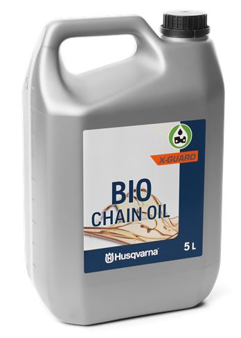 Huile de chaine Husqvarna X-GUARD BIO 5L dans le groupe Produits Husqvarna pour la sylviculture et le jardinage / Husqvarna Lubrifiants, Carburants et Equipements de Remplissage / Lubrifiants, Carburants et Equipements de Remplissage chez GPLSHOP (5964573-02)