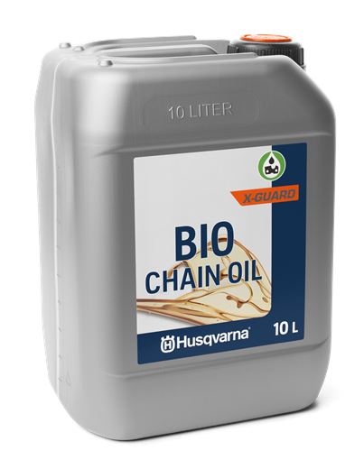 Huile de chaine Husqvarna X-GUARD BIO 10L dans le groupe Produits Husqvarna pour la sylviculture et le jardinage / Husqvarna Lubrifiants, Carburants et Equipements de Remplissage / Lubrifiants, Carburants et Equipements de Remplissage chez GPLSHOP (5964573-03)