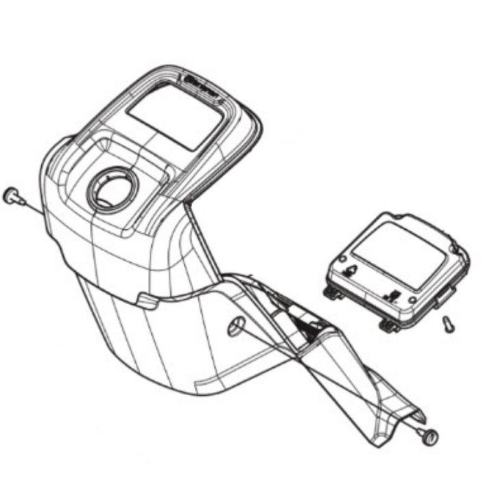 Cache de direction Partie arrière dans le groupe Pièces De Rechange / Pièces détachées Rider / Pièces détachées Husqvarna Rider 316TX AWD chez GPLSHOP (5965672-01)