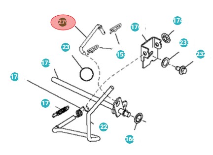  dans le groupe Pièces De Rechange / Pièces détachées Jonsered Tondeuse autoportée / Pièces détachées Jonsered LT 2217 A chez GPLSHOP (5969166-01)