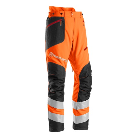 Pantalons Débroussaillage & Tonte Haute Visibilité 48 En20471 5972462-48 dans le groupe Produits Husqvarna pour la sylviculture et le jardinage / Husqvarna Équipement de protection individuel / Pantalon chez GPLSHOP (5972462-48)