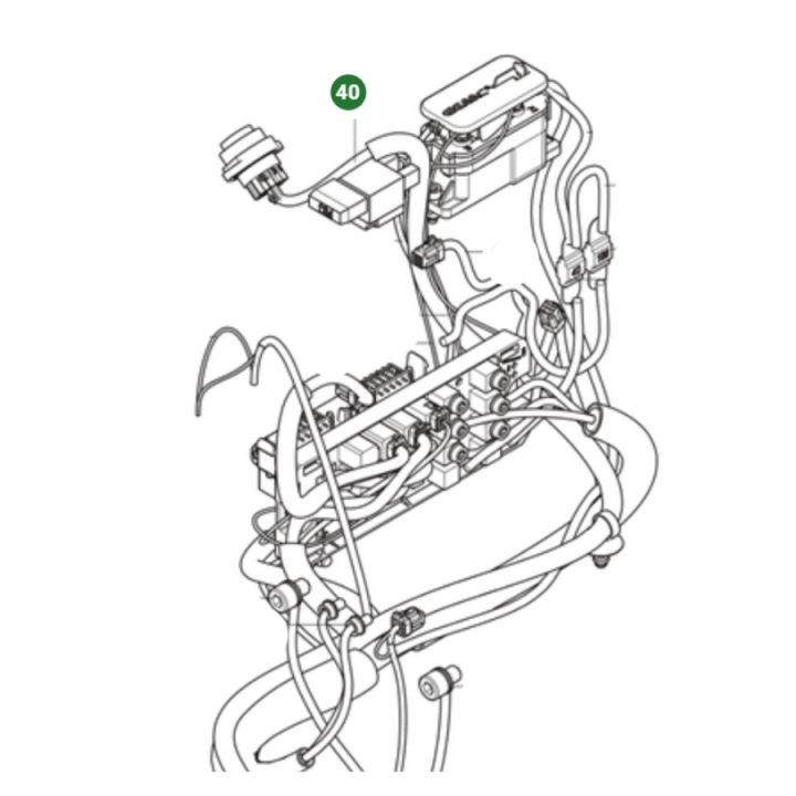 Ensemble de câblage chargeur de batterie dans le groupe Pièces De Rechange / Pièces détachées Rider / Pièces détachées Rider 112iC chez GPLSHOP (5973292-01)