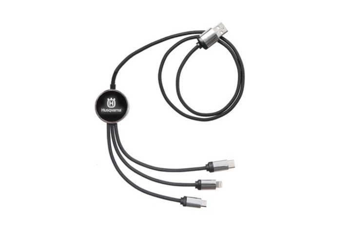 Charging cable, 3 in 1 dans le groupe Produits Husqvarna pour la sylviculture et le jardinage / Husqvarna Équipement de protection individuel / Vêtements de travail / Accories chez GPLSHOP (5974927-01)