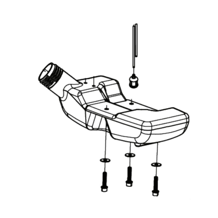 Ensemble De Réservoir De Carburant Ensemble De Réservoir De Carburant - 5975935-01 dans le groupe Pièces De Rechange / Pièces détachées McCulloch Débroussailleuses / Pièces détachées McCulloch B33PS+ 4in1 chez GPLSHOP (5975935-01)