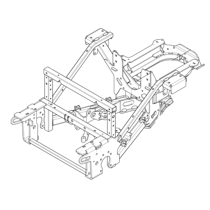 Cadre P520D / P525D Gris dans le groupe  chez GPLSHOP (5977075-02)