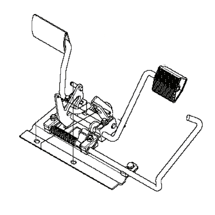 Ensemble de plaque de pédale avec roulement dans le groupe Pièces De Rechange / Pièces détachées Jonsered Tondeuse autoportée / Pièces détachées Jonsered FR 2312 MA chez GPLSHOP (5979354-01)