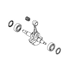 Kit Vilebrequin 90 Cc De Rechange Par 5979392-01 dans le groupe Pièces De Rechange / Pièces détachées Tronçonneuses / Pièces détachées Husqvarna 592XP/G chez GPLSHOP (5979392-01)