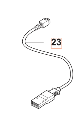 Câblage de batterie Premium Te 5980131-02 dans le groupe Pièces De Rechange Robots Tondeuse chez GPLSHOP (5980131-02)