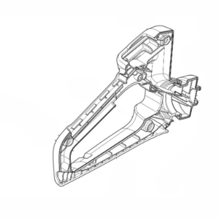 Poignée arrière gauche dans le groupe Pièces De Rechange / Pièces détachées Taille-haies / Pièces détachées Husqvarna 522iHD75 chez GPLSHOP (5984838-01)