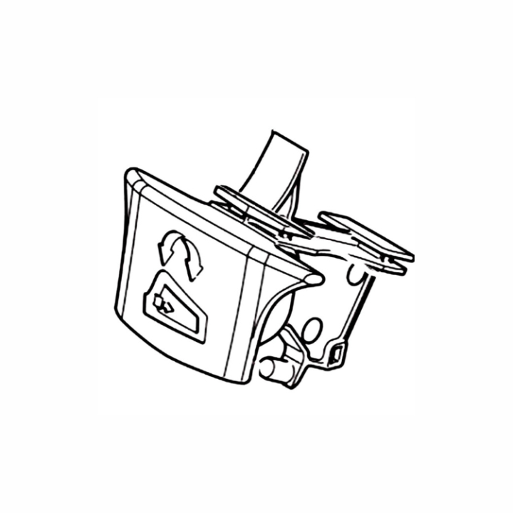 Taille-haie à bouton de verrouillage dans le groupe Pièces De Rechange / Pièces détachées Taille-haies / Pièces détachées Husqvarna 522iHD75 chez GPLSHOP (5985299-01)