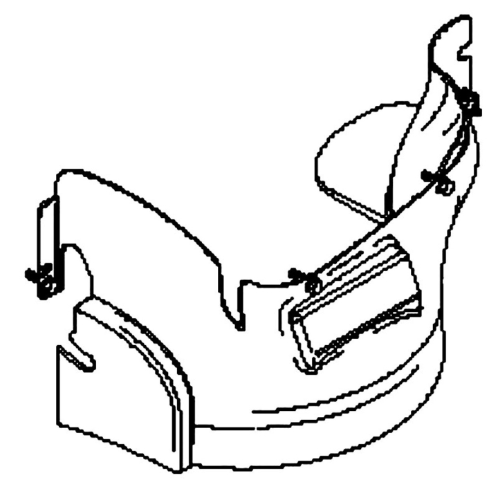 Garde Asm Rh Tex Crd Français dans le groupe Pièces De Rechange / Pièces détachées Tracteurs tondeuses / Pièces détachées Husqvarna TC 238 chez GPLSHOP (5986607-01)