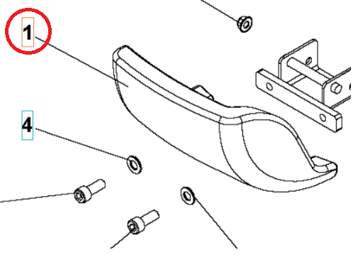 Poids D'Équilibrage Roto 5986790-01 dans le groupe  chez GPLSHOP (5986790-01)