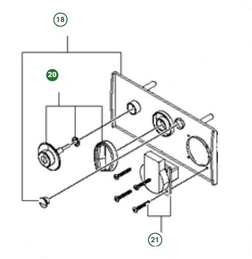 Kit de bouton d’interrupteur S25 dans le groupe  chez GPLSHOP (5992815-02)