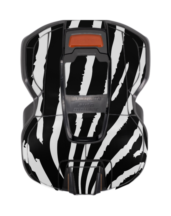 Sticker 'Zebra' pour Automower 305 - 2020> dans le groupe Accessoires tondeuse automatique / Sticker chez GPLSHOP (5992949-01)