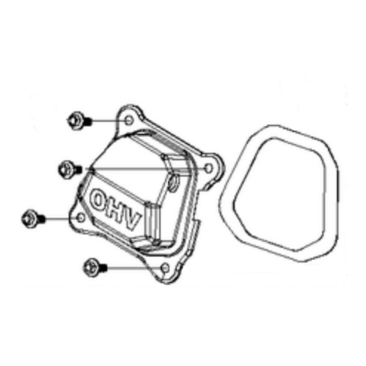Ensemble de couvercle de cylindre 5993485-71 dans le groupe  chez GPLSHOP (5993485-71)