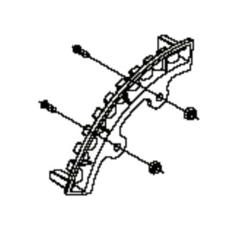 Kit de plaques 5993493-63 dans le groupe Pièces De Rechange / Pièces détachées Husqvarna Tondeuse à Gazon / Pièces détachées Husqvarna LC 140P chez GPLSHOP (5993493-63)