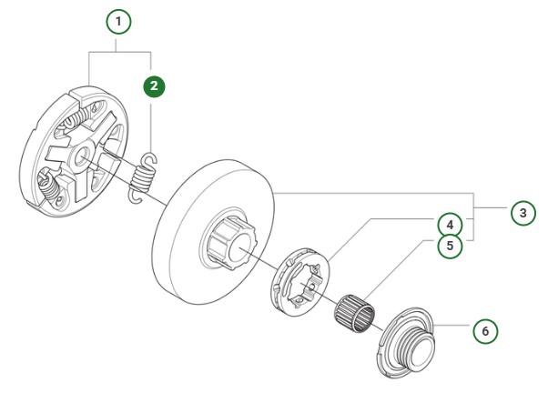 Ressort d'embrayage 564XPG dans le groupe chez GPLSHOP (5998582-01)