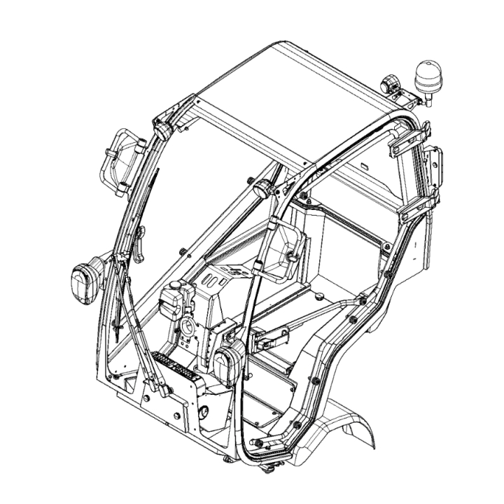 Cabine avec plateforme de base pour P dans le groupe  chez GPLSHOP (5999451-01)