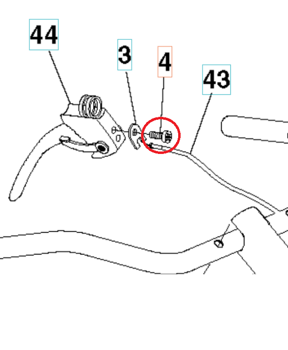 Vis 8181010-08 dans le groupe Pièces De Rechange / Pièces détachées pour Motobineuses Husqvarna / Pièces détachées Husqvarna TR430 chez GPLSHOP (8181010-08)