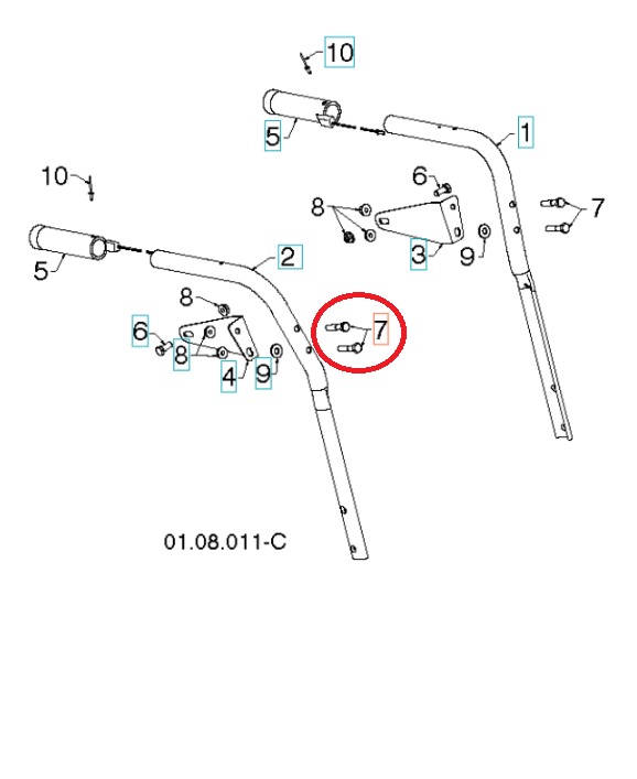 Boulon, 5/16-18X1 1/2 8747805-24 dans le groupe chez GPLSHOP (8747805-24)