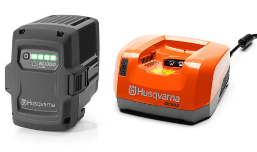 Batterie et chargeur Husqvarna BLi300 & QC500 dans le groupe Produits Husqvarna pour la sylviculture et le jardinage / Husqvarna Produits à batterie / Accories Produits à batterie / Kit avec batterie et chargeur chez GPLSHOP (9670719)