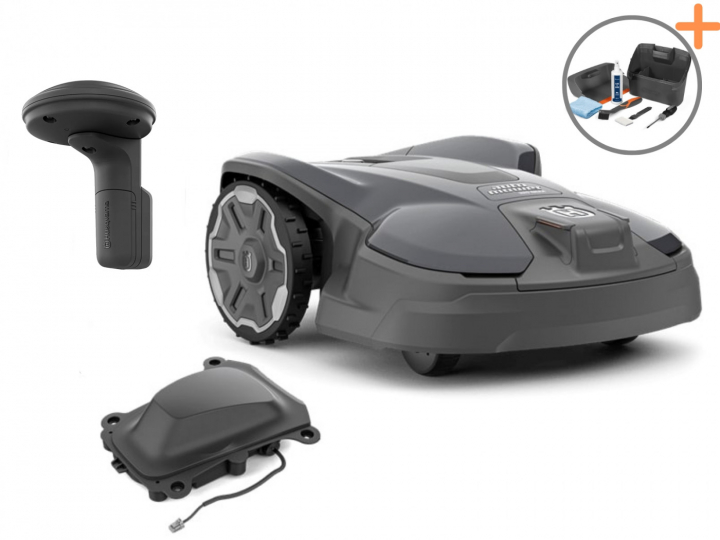 Husqvarna Automower® 320 Nera Robot Tondeuse avec EPOS plug-in kit | Kit d'entretien gratuitement! dans le groupe  chez GPLSHOP (9705351)