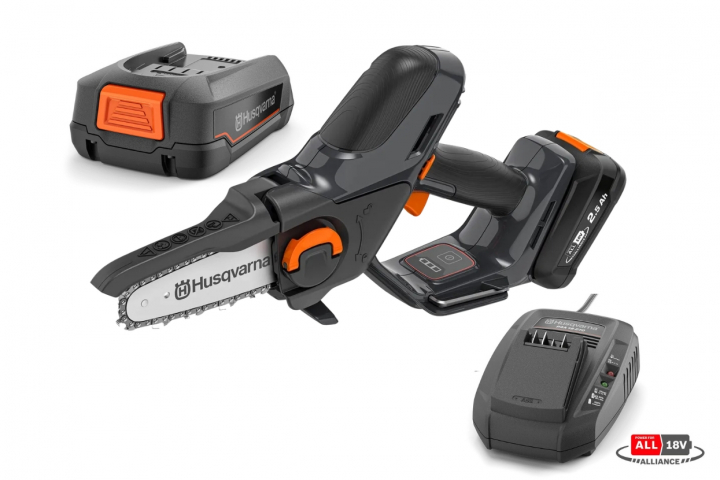 Husqvarna Aspire™ P5 avec batterie et chargeur dans le groupe Produits Husqvarna pour la sylviculture et le jardinage / Husqvarna Haches et outils forestiers / Scies d’élagage chez GPLSHOP (9707537-02)