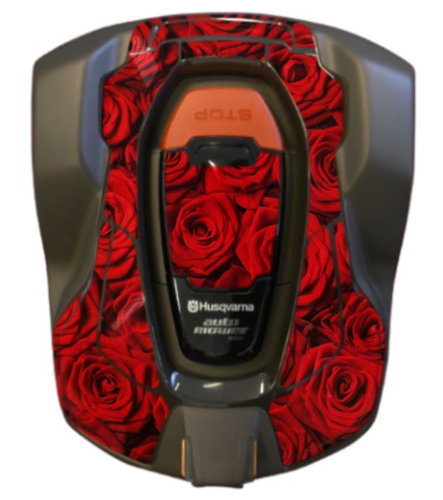 Sticker pour Automower 430X 2018-> Red Roses dans le groupe Accessoires tondeuse automatique / Sticker chez GPLSHOP (am430X-127002347)