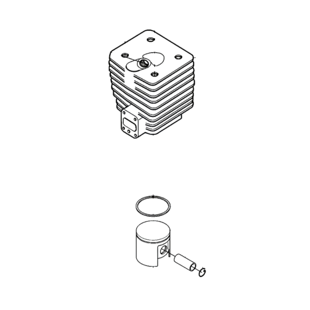 Cylindre Jonsered RS51, RS52