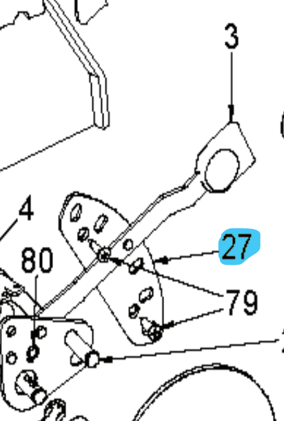 Plaque de réglage Brillant