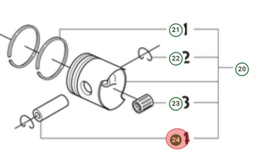 Boulon De Piston 5032891-09