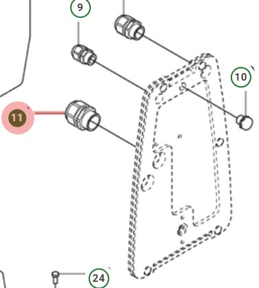 Cable Masse M25X1.5 5055269-03