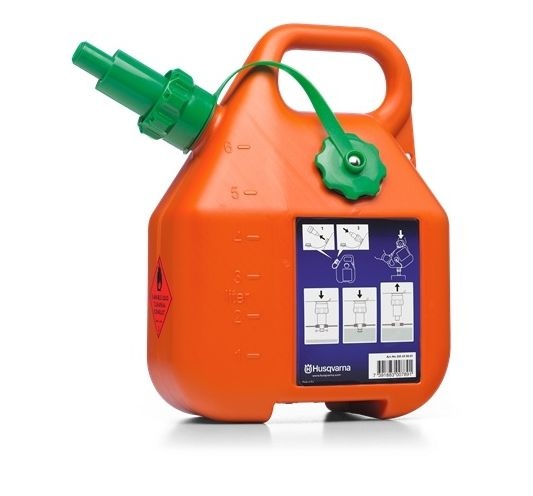 Husqvarna Bidon d'essence avec bec verseur anti-refoulement, 6 litres