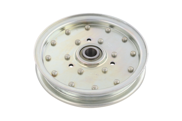 Galet tendeur plat en zinc transparent