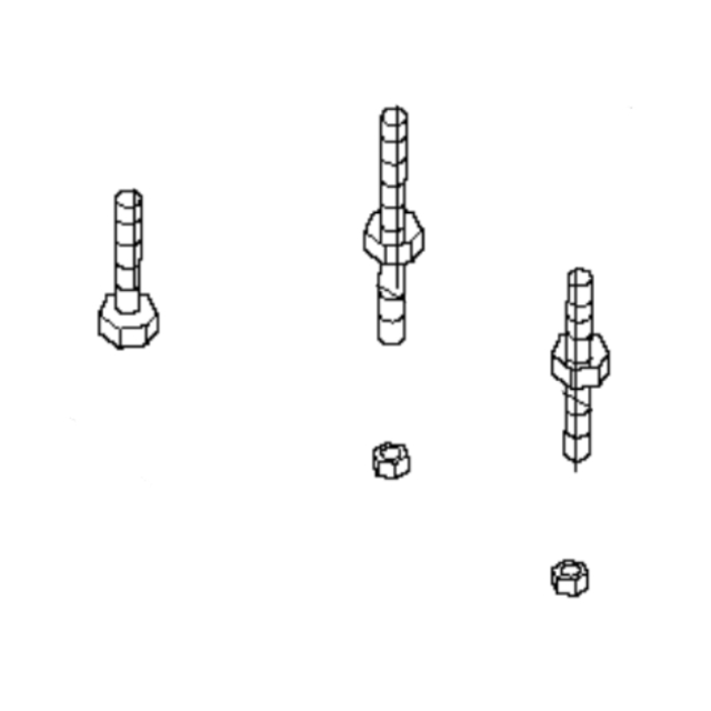 Kit d'installation boulons et écrous 5295948-01