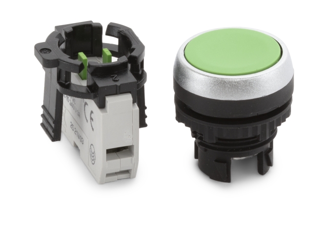 Bouton Poussoir Vert