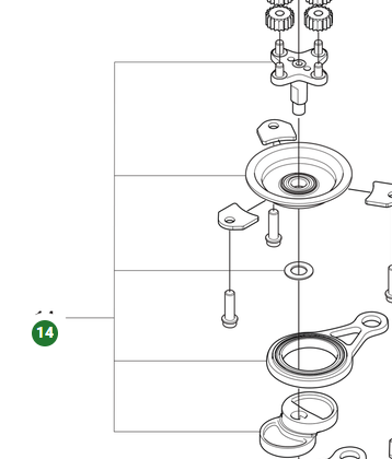 Bague de roulement coupe grossière 5311957-02