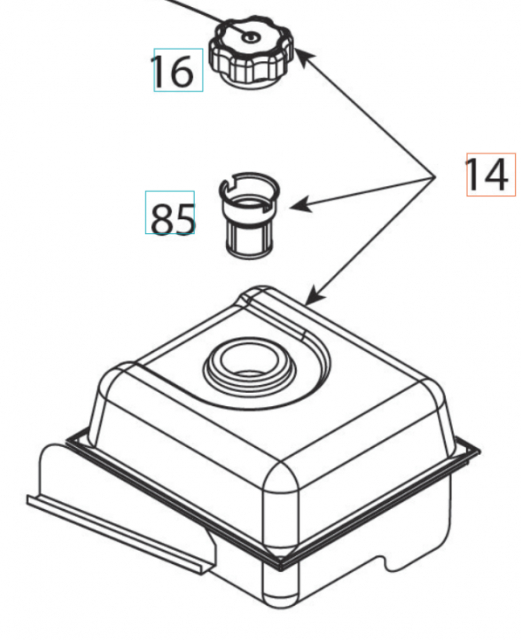 Réservoir d'essence 5324348-89