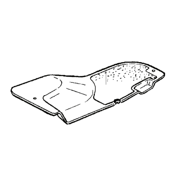 Plaque gauche, rouge