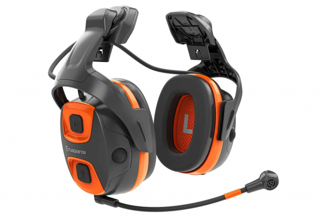 Protège-oreilles Husqvarna X-SYNC, support casque