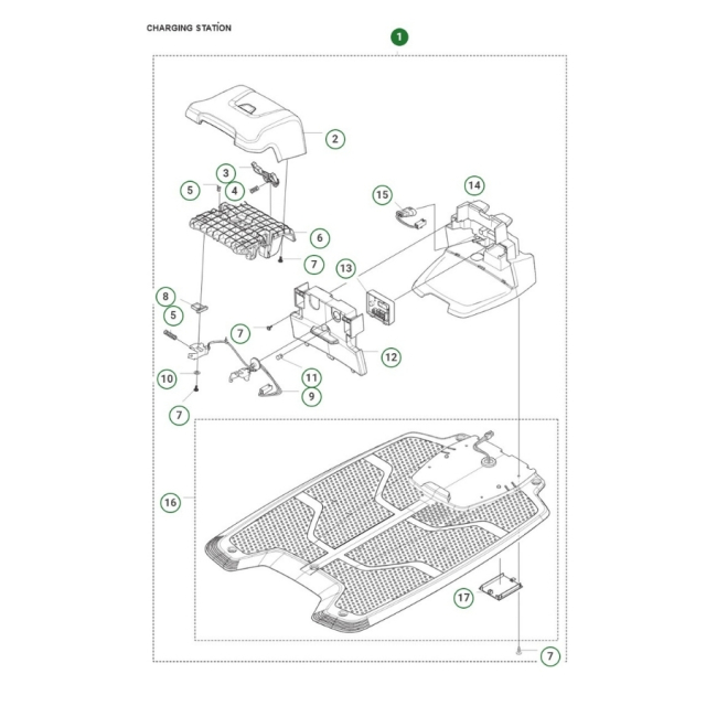 Station de charge Automower R6V, 308V, 312V