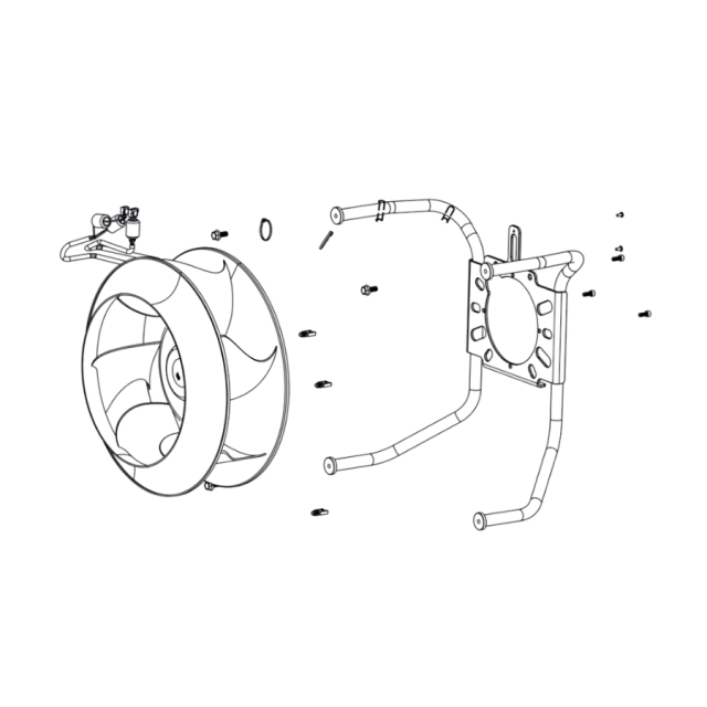 Kit de pièces de rechange pour ventilateur